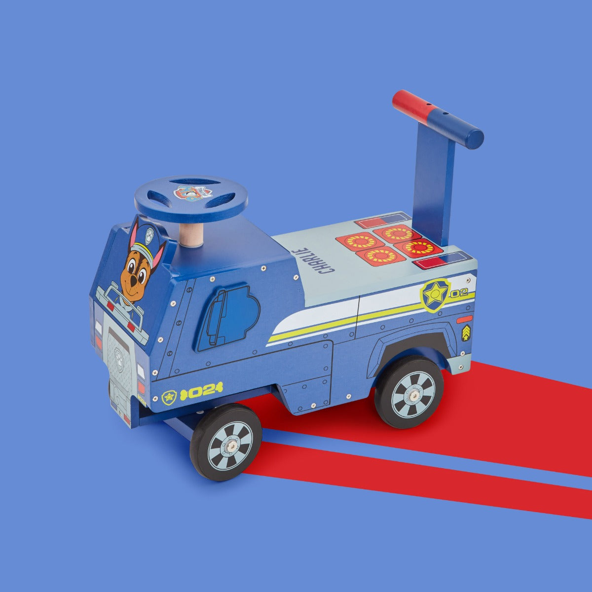 8th Wonder Personalised Paw Patrol Chase Ride On Police Truck