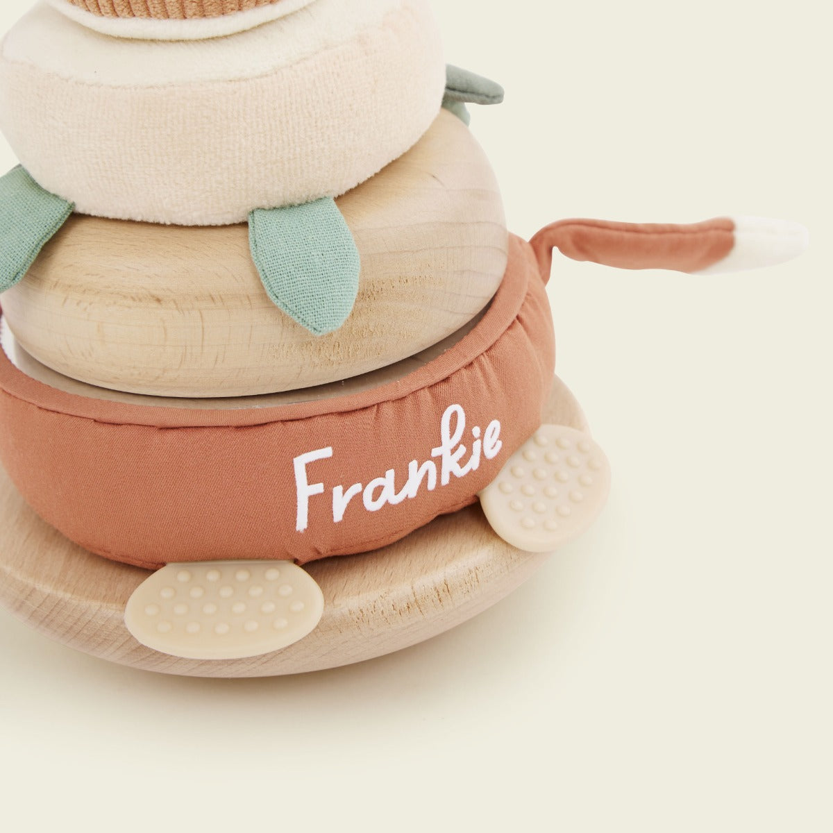 Personalised Sebra Sparky the Fox Stacking Toy