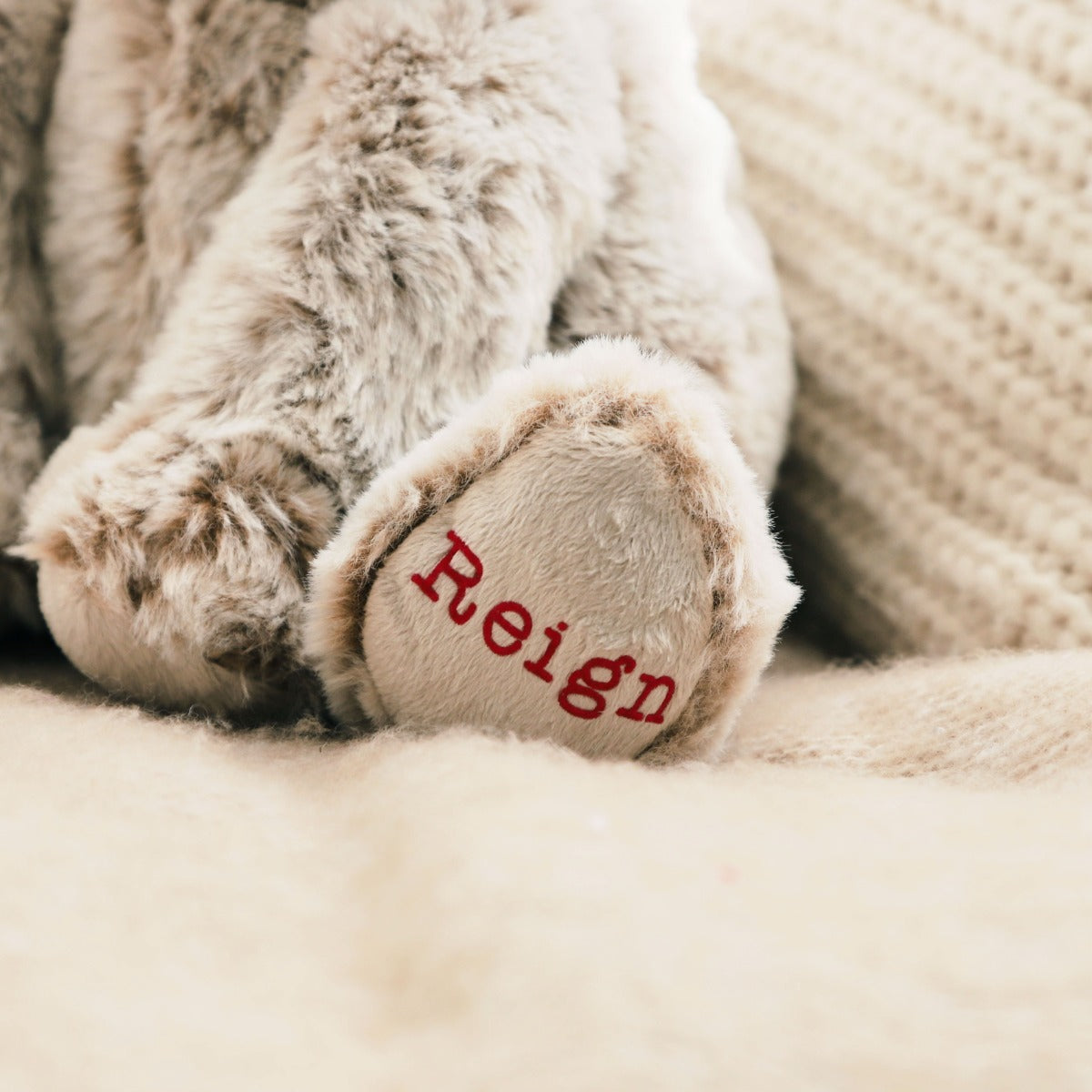 Personalised Reindeer Soft Toy