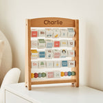 Personalised Wooden Alphabet Abacus Toy FSC®