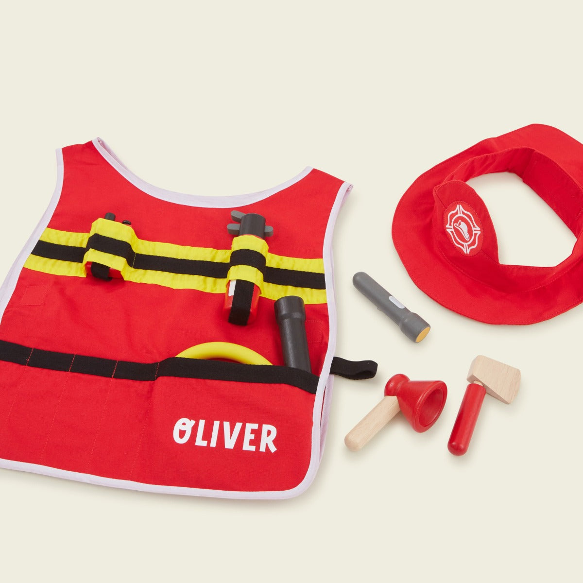 Personalised Firefighter Dress Up Set