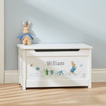 Personalised Peter Rabbit™ White Toy Box FSC®