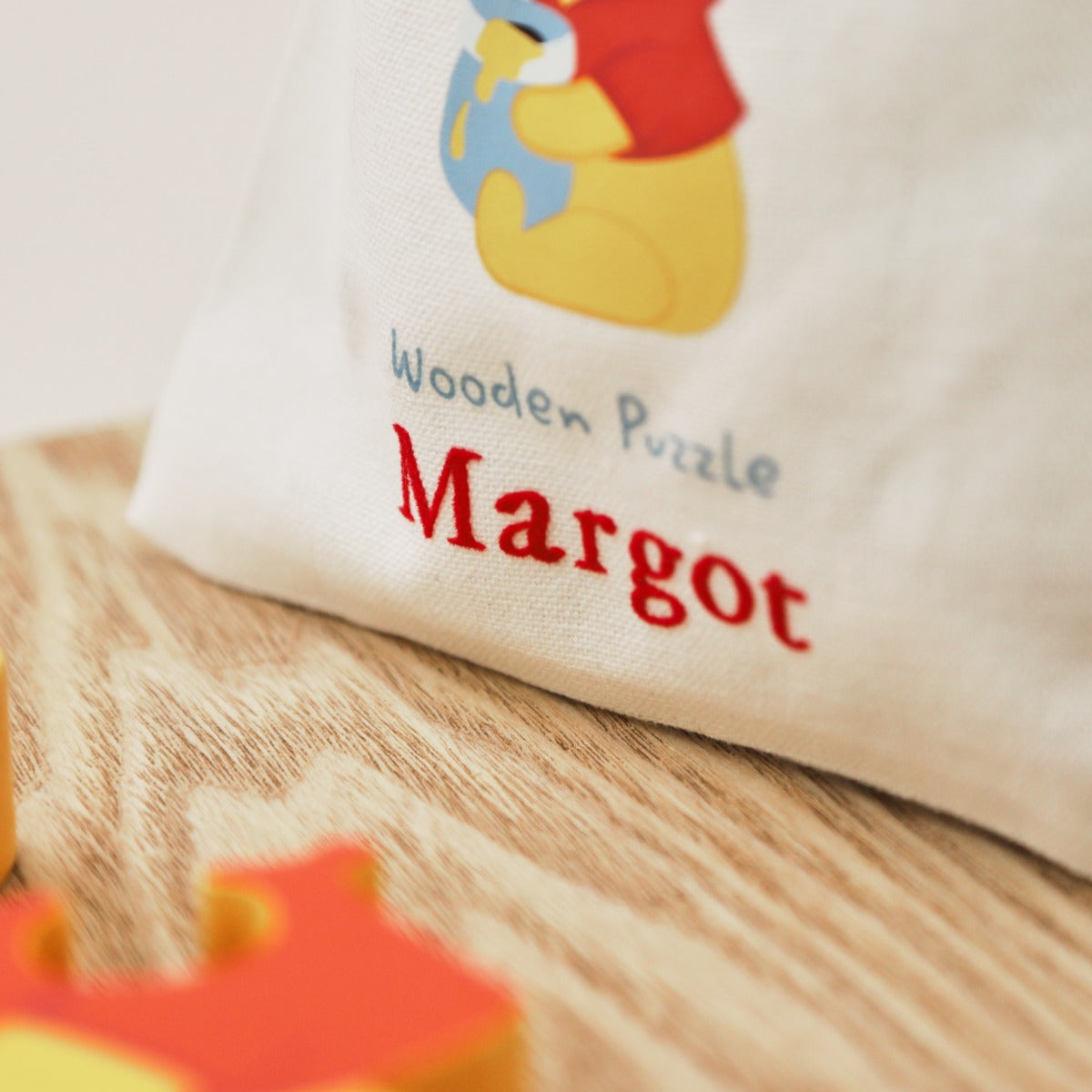 Personalised Winnie The Pooh Wooden Puzzle