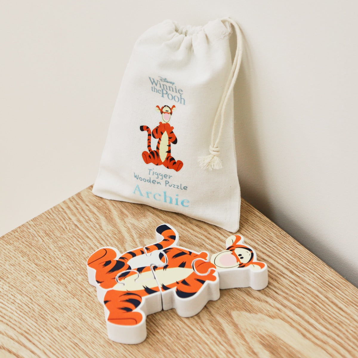 Personalised Tigger Wooden Puzzle