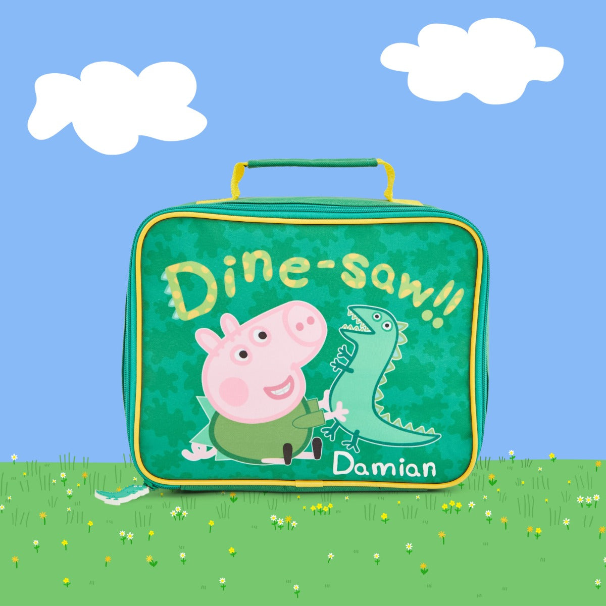Personalised George Pig Dine-Saw Lunch Bag