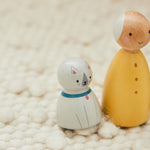 Wooden Doll Grandparents and Pets Set FSC®