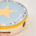 Personalised Colourful Childrens Tambourine Toy FSC®