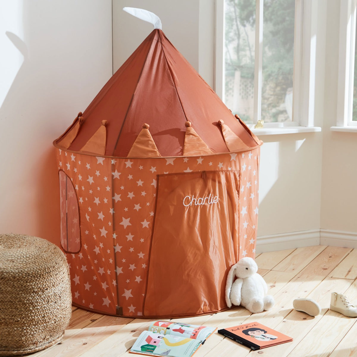 Personalised Kids Concept Rust Castle Play Tent