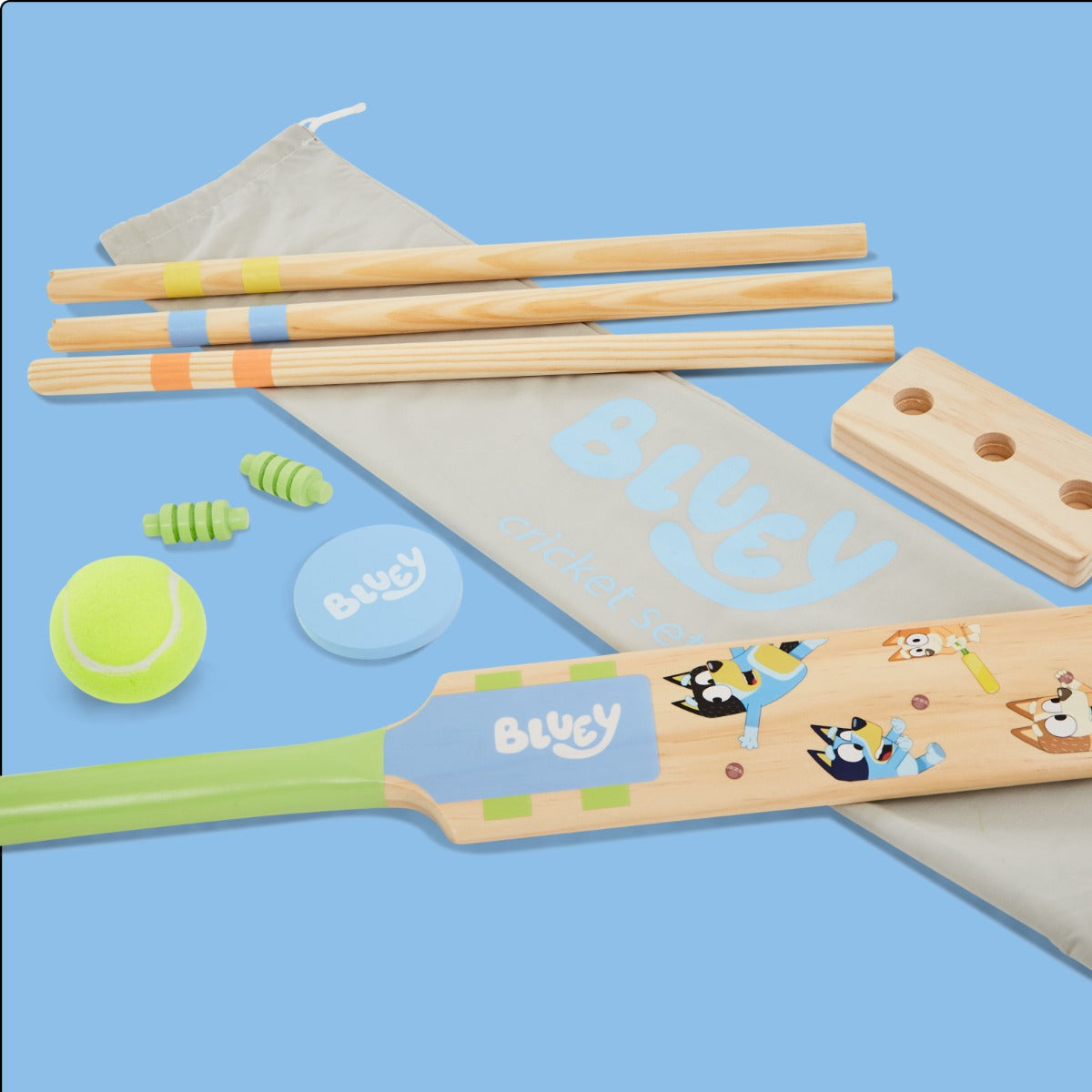 8th Wonder Personalised Bluey Cricket Set