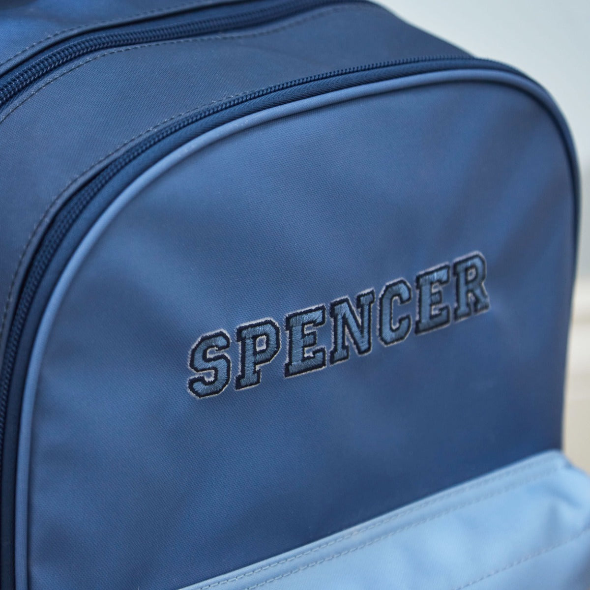 My Kids Personalised Blue Large Backpack