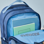 My Kids Personalised Blue Large Backpack