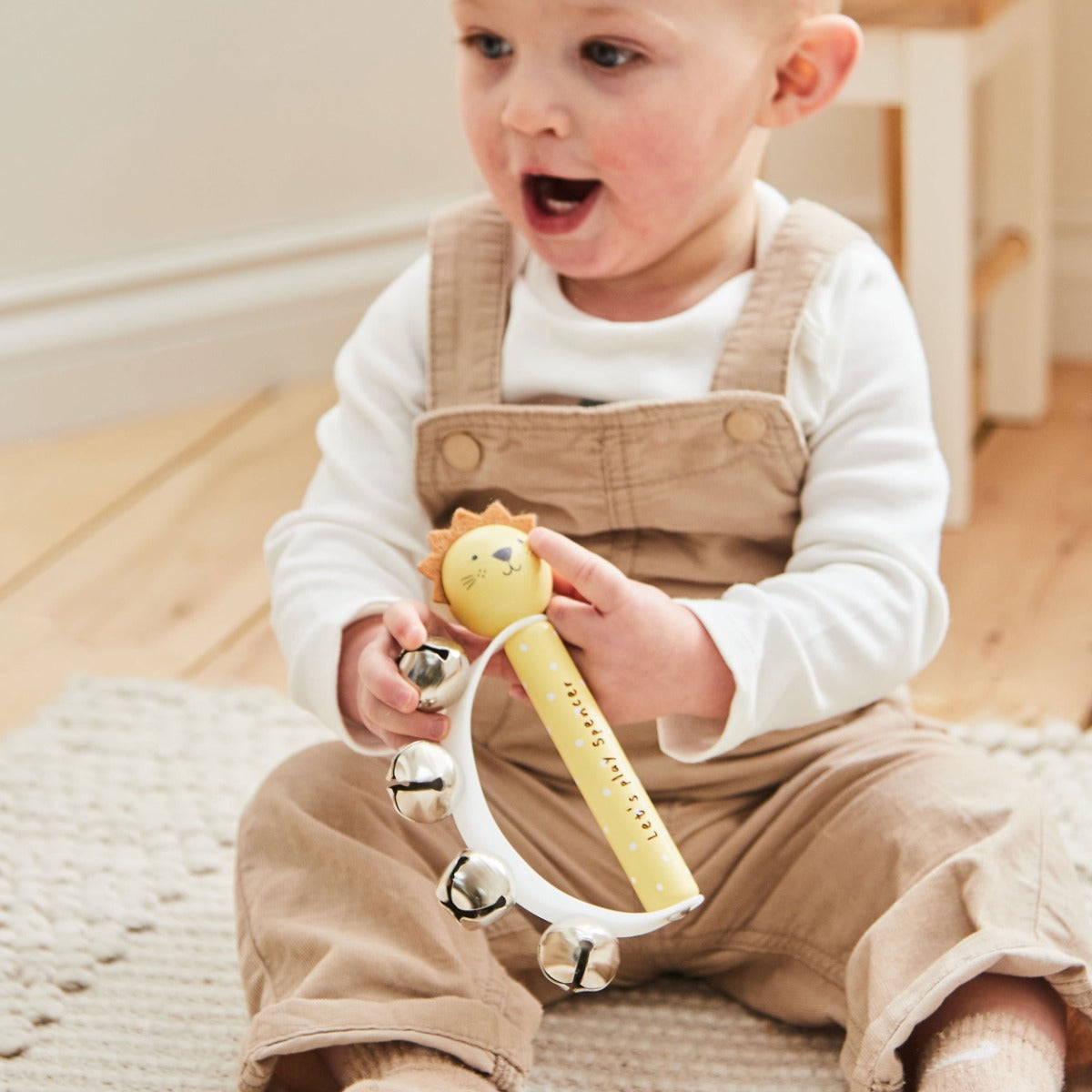Personalised Wooden Lion Handbell FSC® 