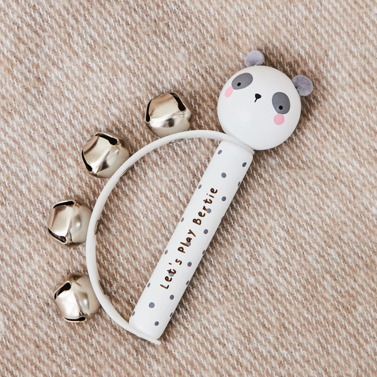 Personalised Wooden Panda Handbell FSC®