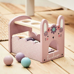 Personalised Pink Bunny Xylophone & Drop Box FSC®
