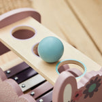 Personalised Pink Bunny Xylophone & Drop Box FSC®