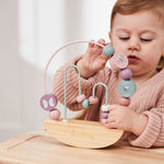 Personalised Pink Rocking Bead Activity Toy FSC®
