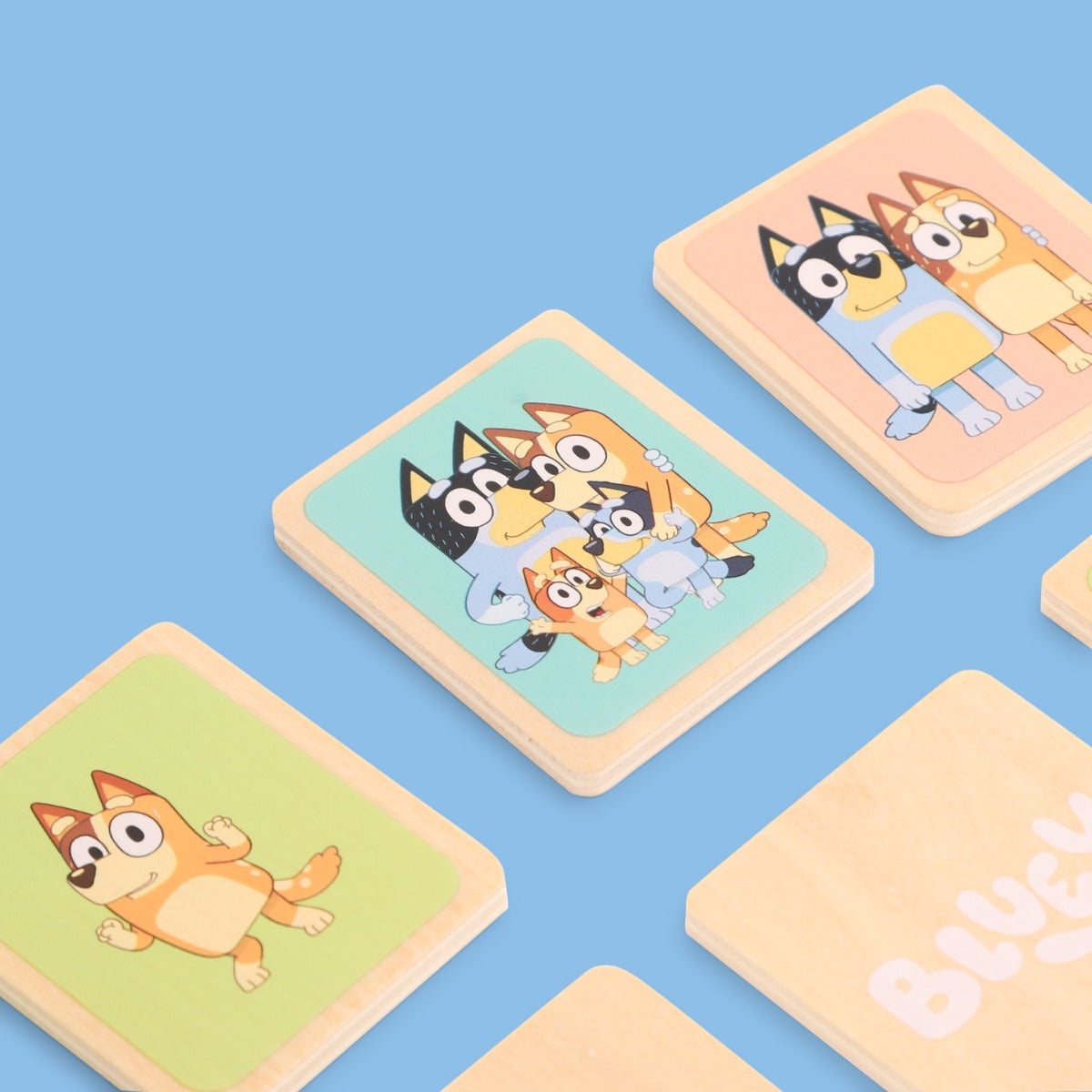 8th Wonder Personalised Bluey Wooden Memory Game