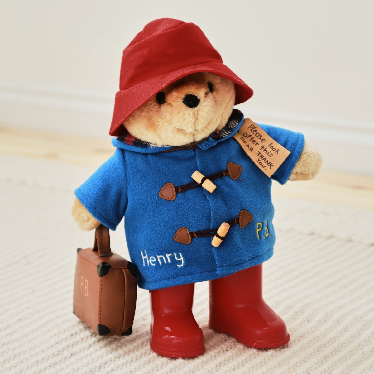 Rainbow Designs Personalised Large Paddington Bear Plush