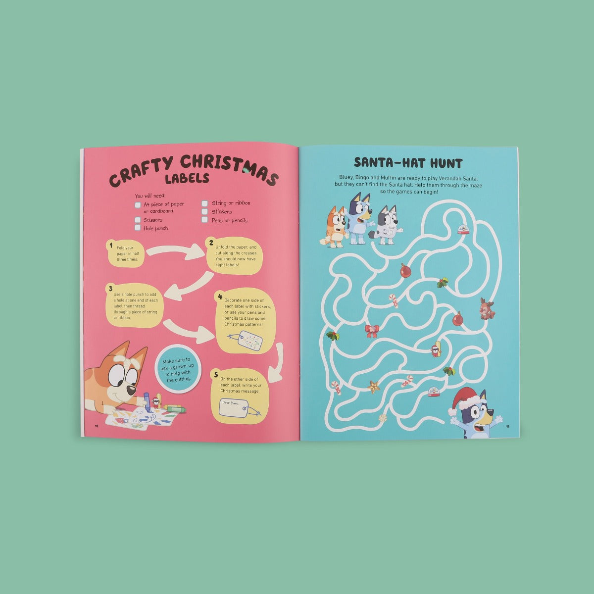Bluey Christmas Activity Book