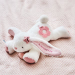 Personalised Pink Bunny Rabbit Activity Toy