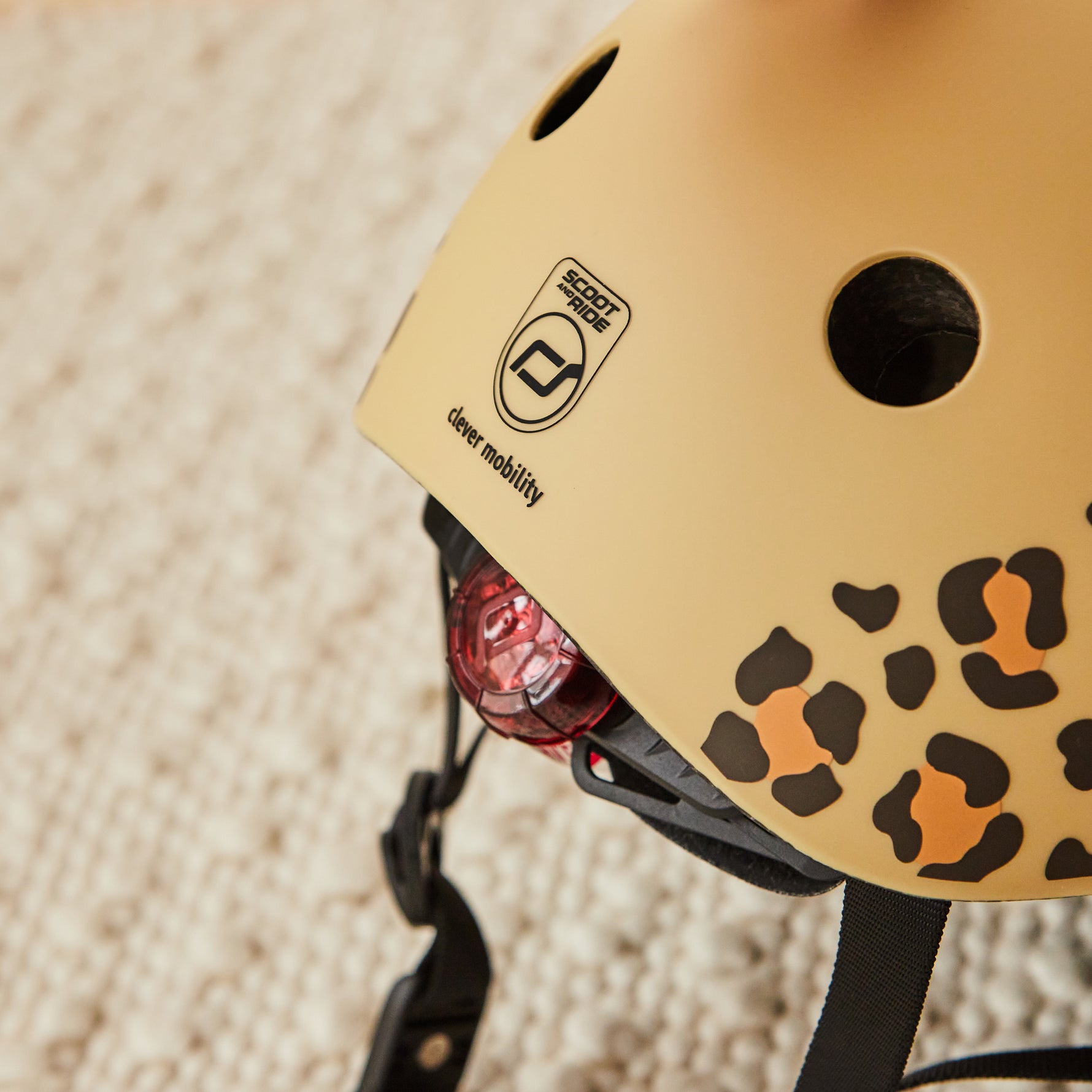 Leopard Scoot and Ride Helmet