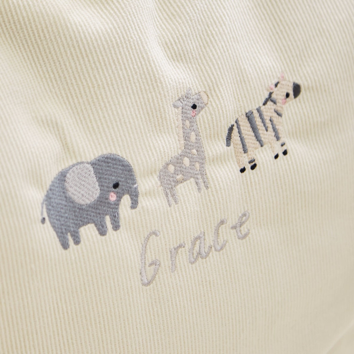 Personalised Born to be Loved Ecru Cord Chair