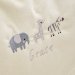Personalised Born to be Loved Ecru Cord Chair