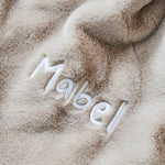 Personalised Taupe Bunny Comforter 