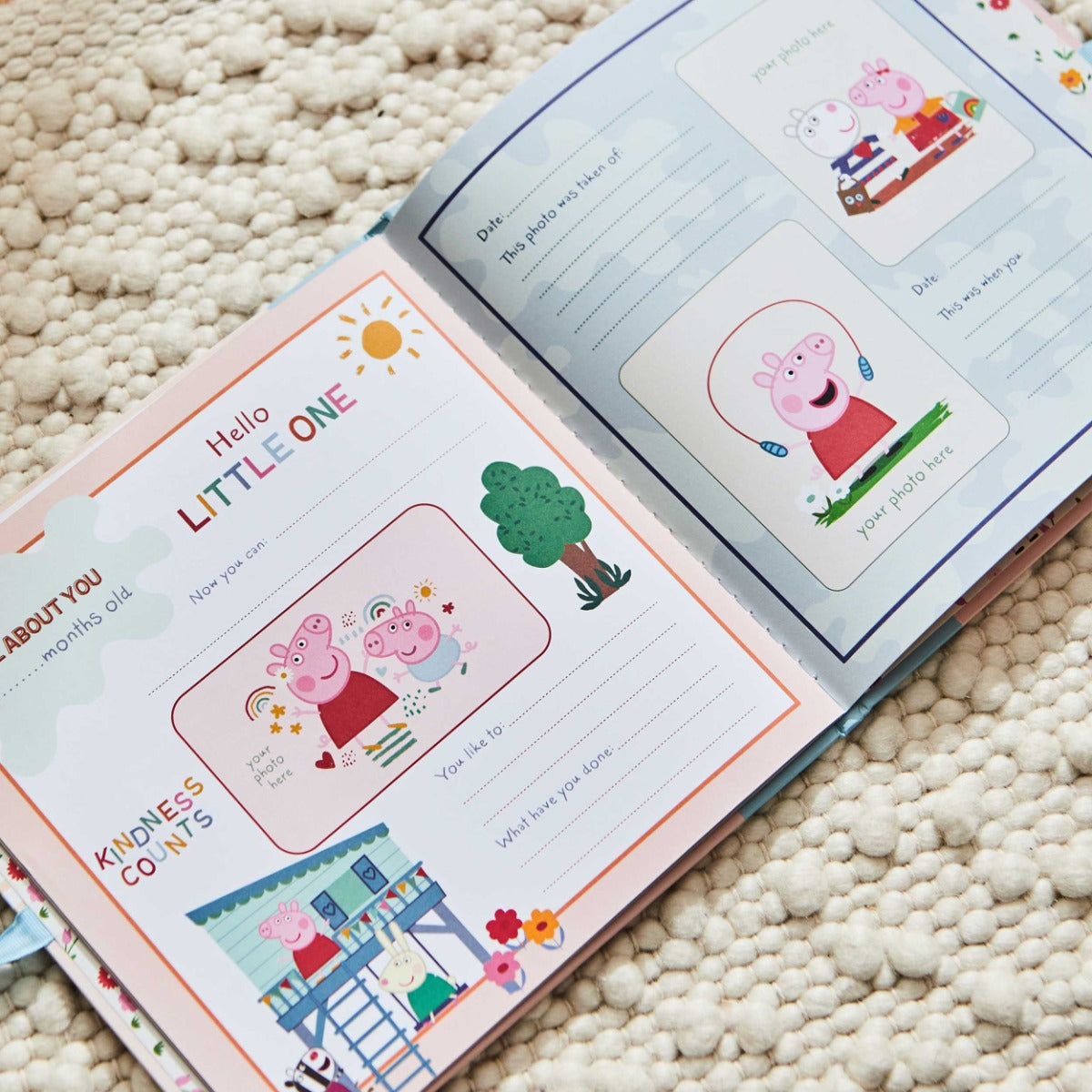 Personalised Peppa Pig First Year Record Book