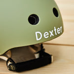 Personalised Scoot and Ride Olive Helmet XXS-S