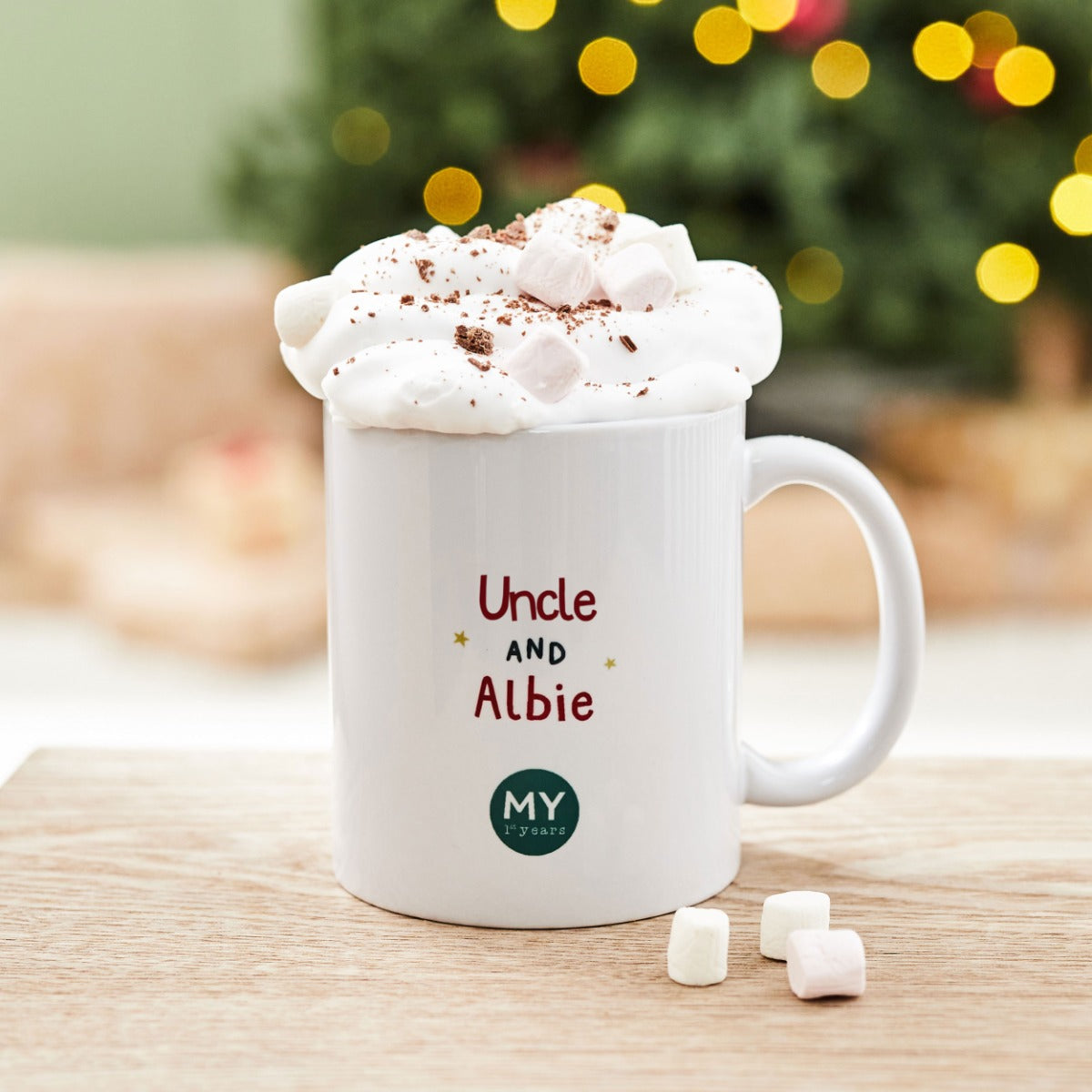 Personalised First Christmas As My Uncle Mug