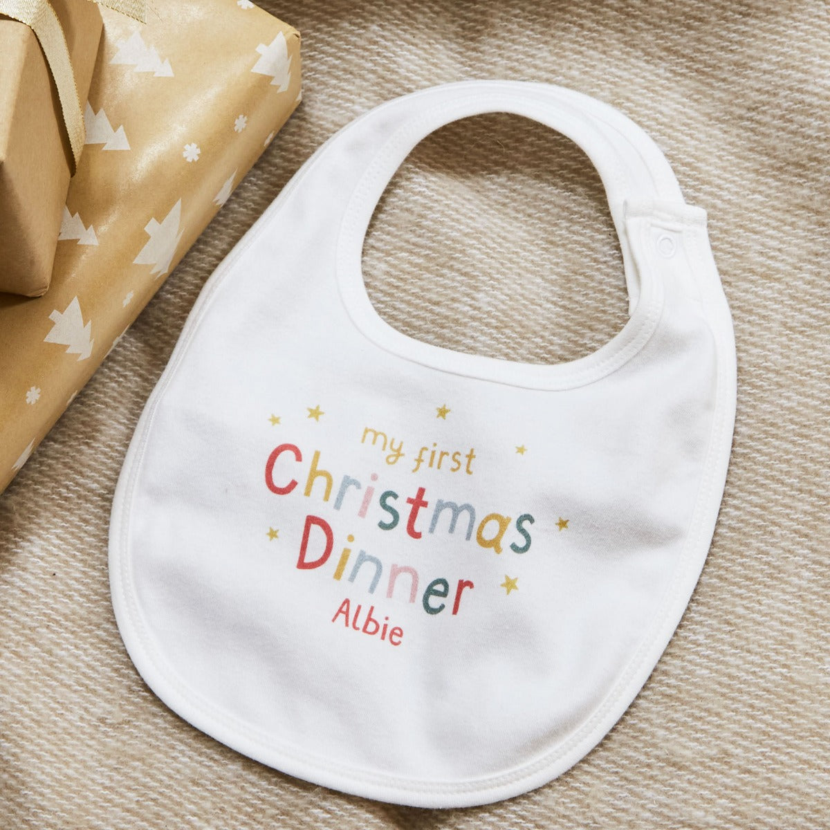 SELFRIDGES 1ST CHRISTMAS DINNER BIB