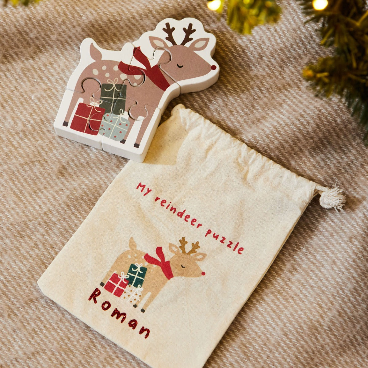 Reindeer Wooden Puzzle FSC® 12 months+
