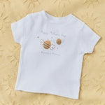Personalised Happy Mother's Day Bee T-Shirt in White 