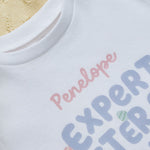 My Kids Personalised Expert Easter Egg Hunter T-Shirt in Purple