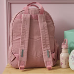 Personalised Name Large Cord Backpack Pink