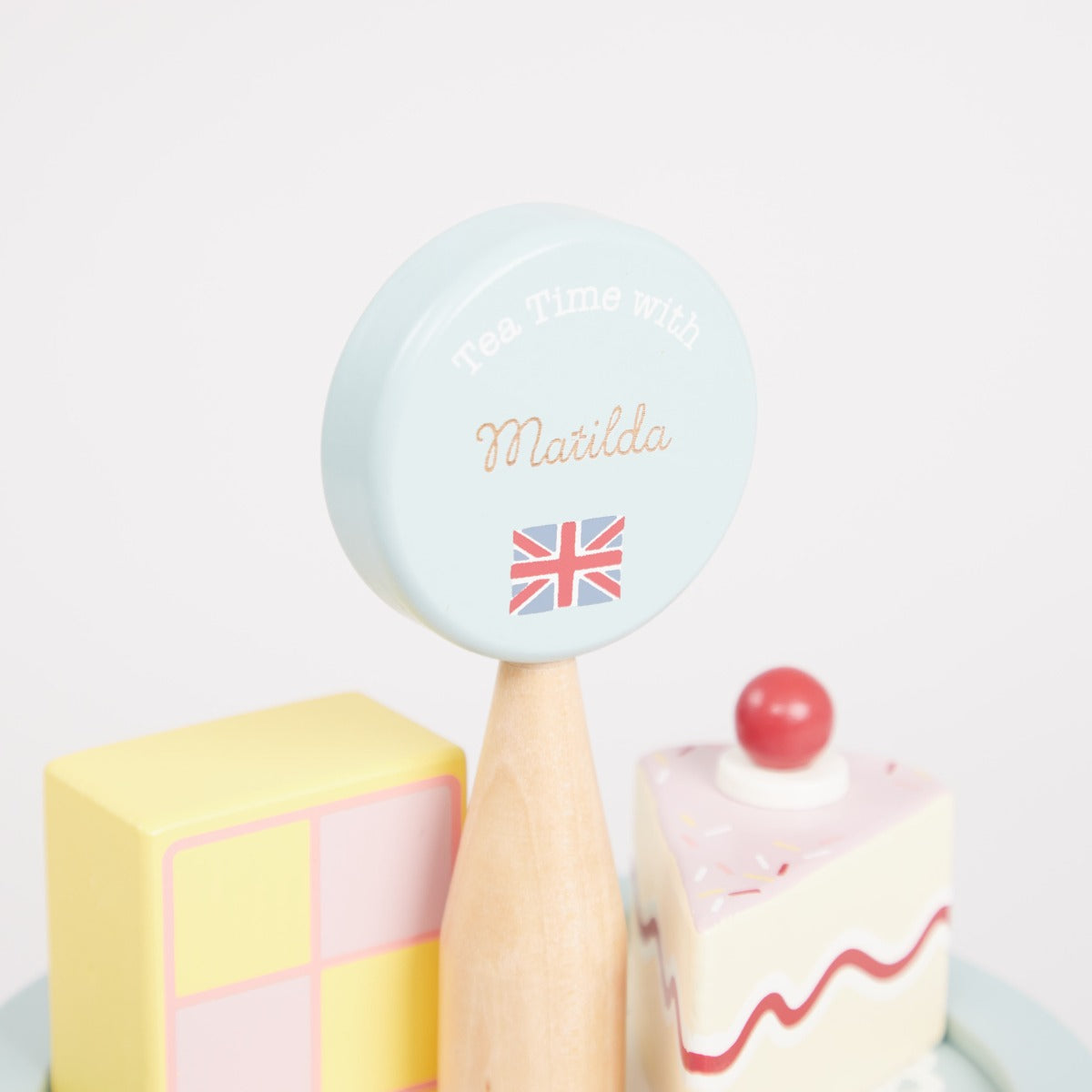 Personalised Wooden Afternoon Tea Play Set