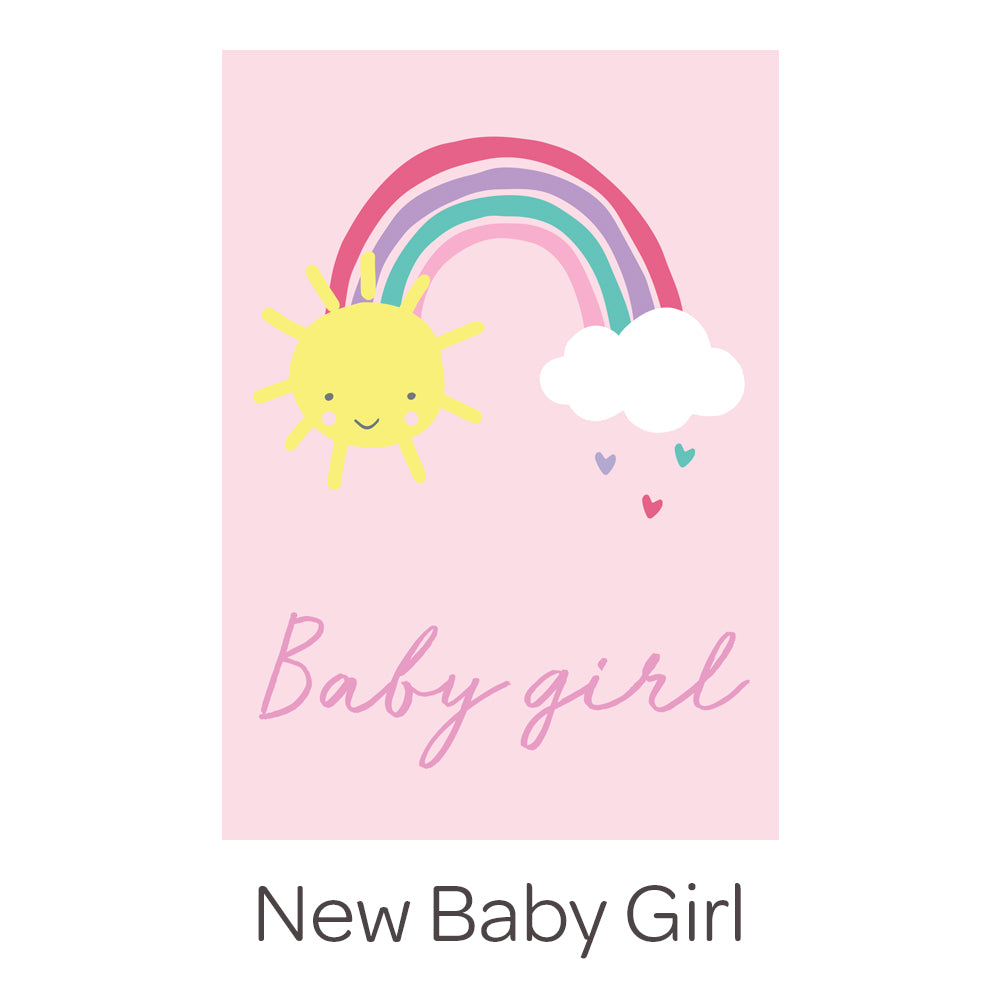 'New Baby Girl' Card