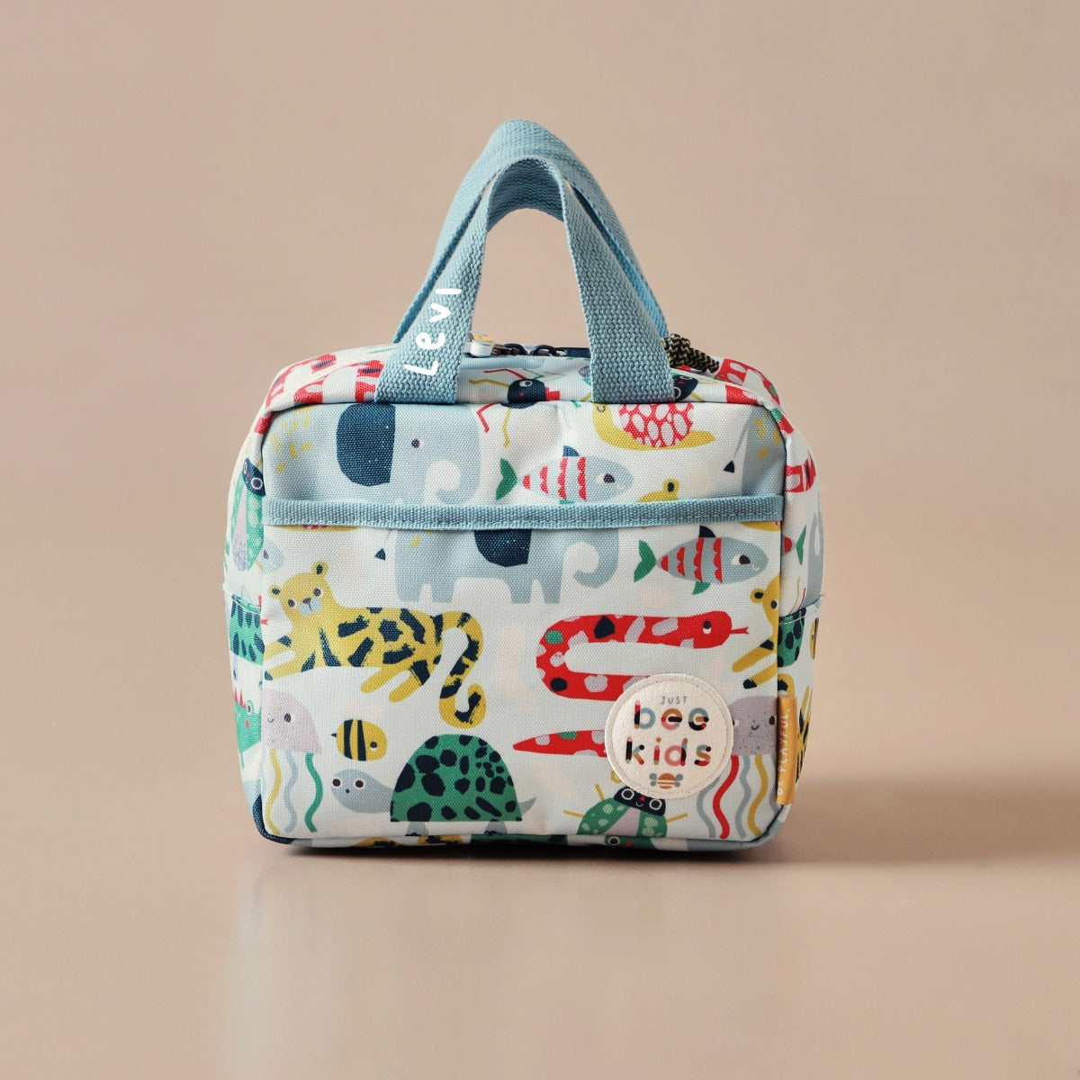 Personalised Just Bee Kids Animal Lunch Bag