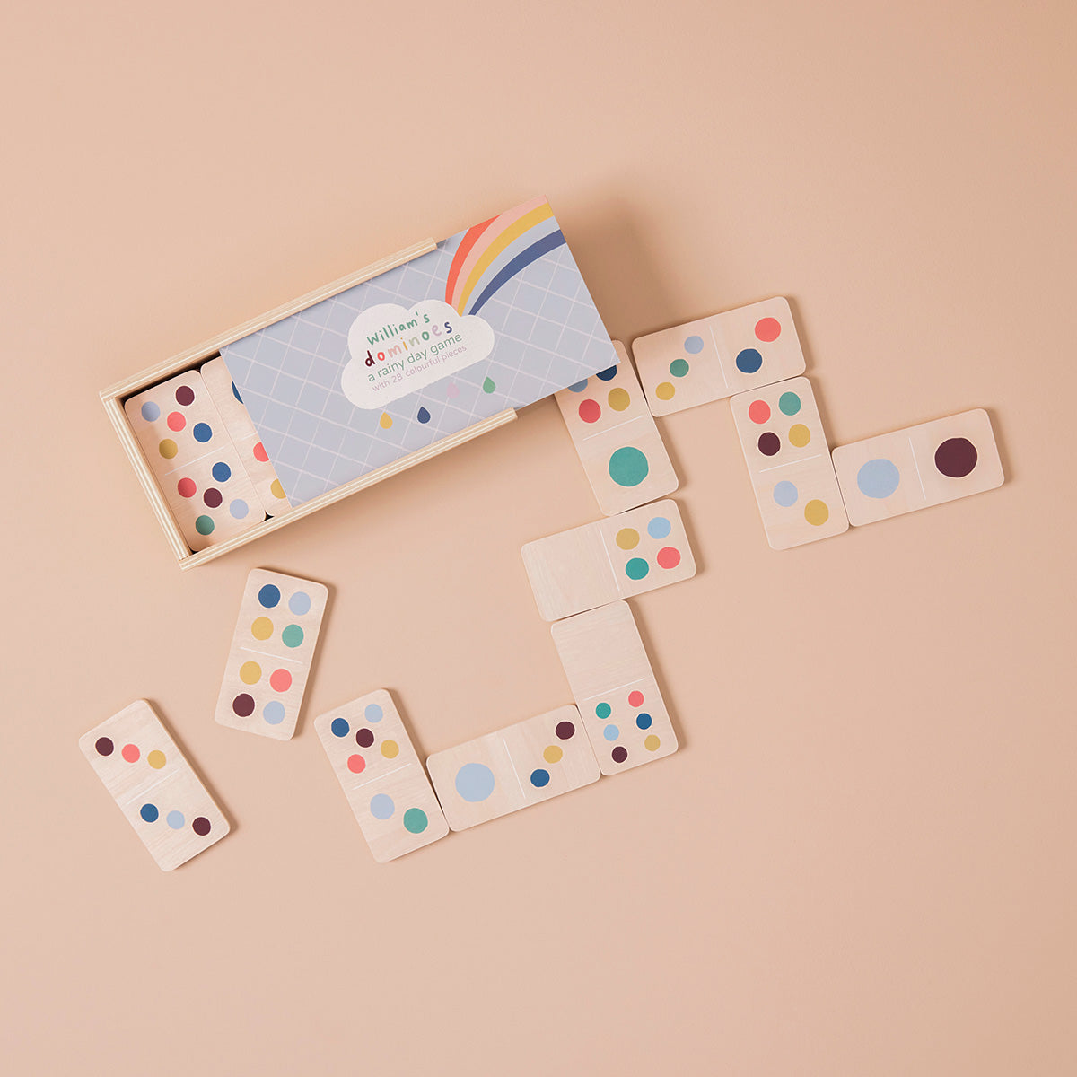 Personalised Just Bee Kids Wooden Dominoes FSC®