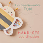 Personalised Just Bee Kids Wooden Bee Rattle FSC®