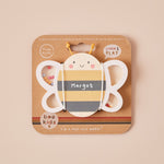 Personalised Just Bee Kids Wooden Bee Rattle FSC®