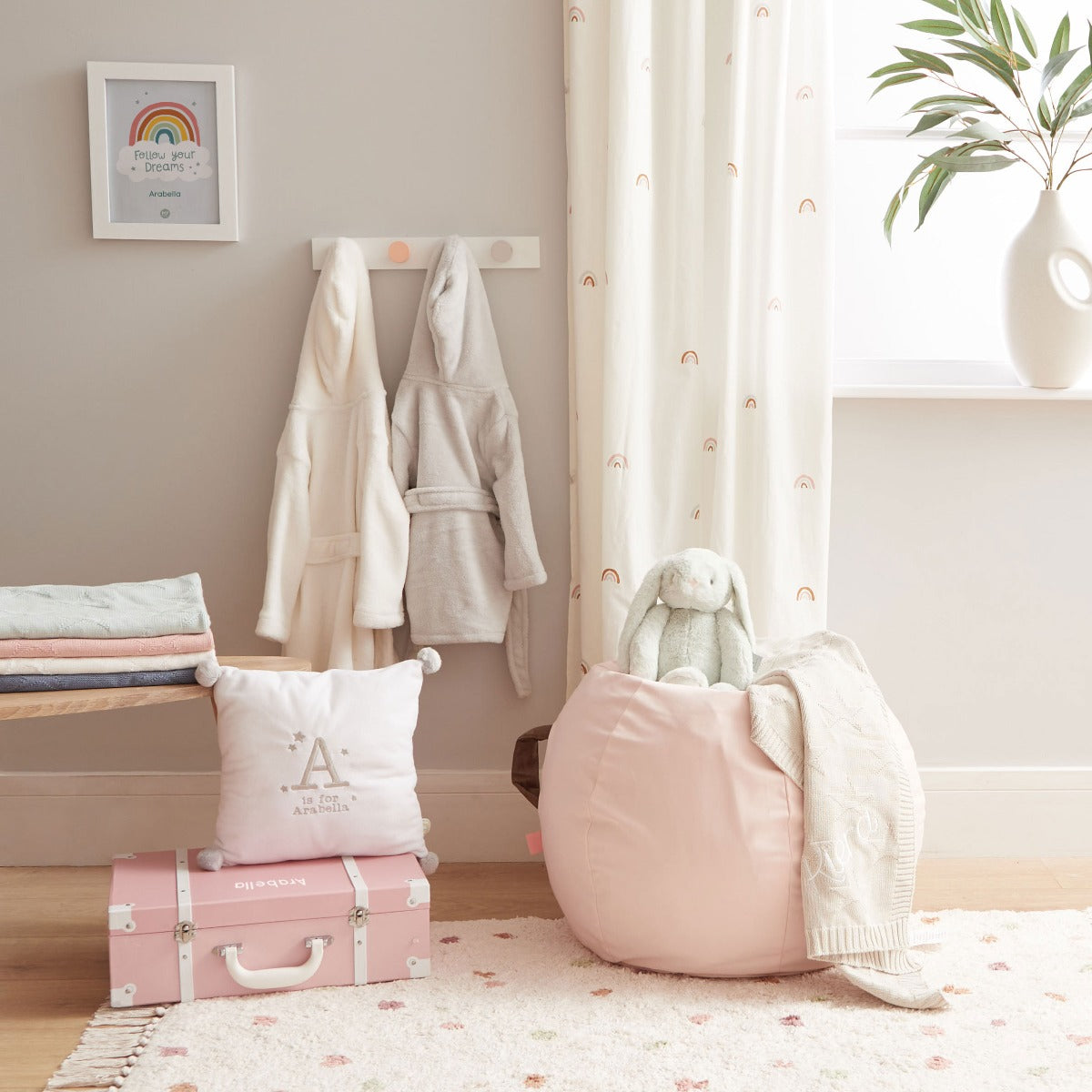 Personalised Letter is for Name Cushion