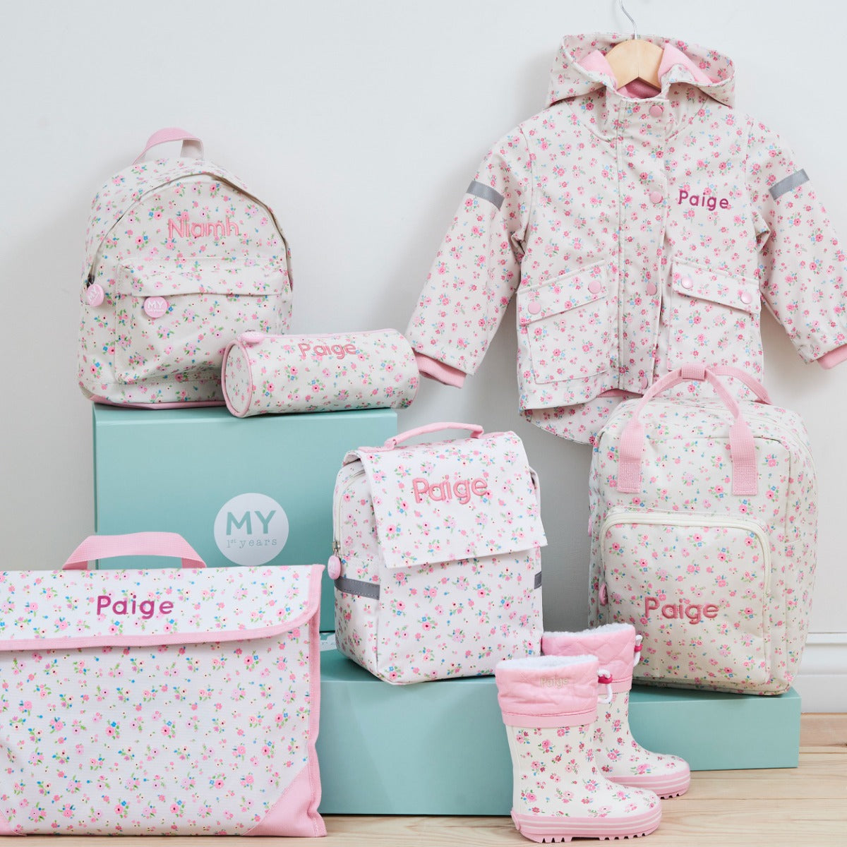 Personalised Ditsy Floral Welly Boots FSC®