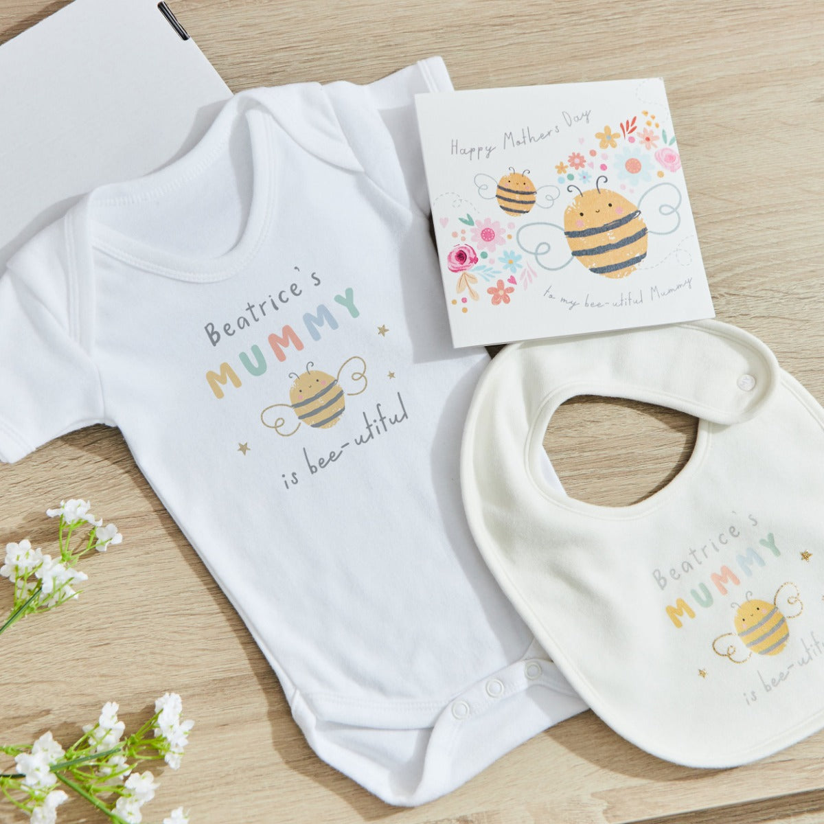 Personalised Mother's Day Bee-Utiful Letterbox Gift Set