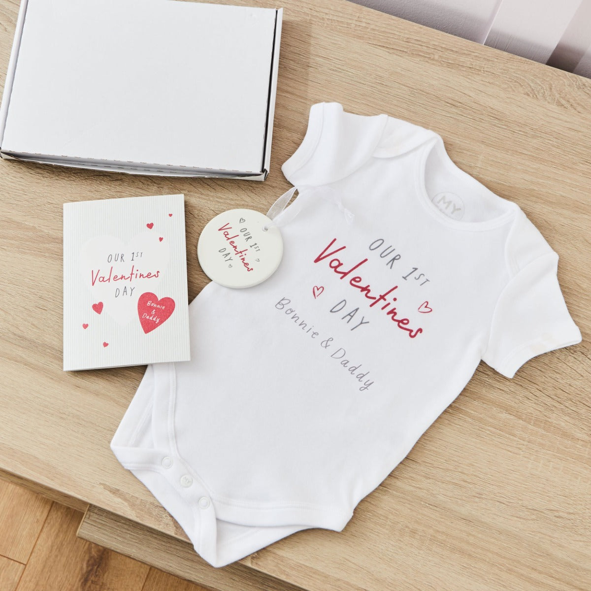 Personalised Our 1st Valentine's Day Letterbox Gift Set 