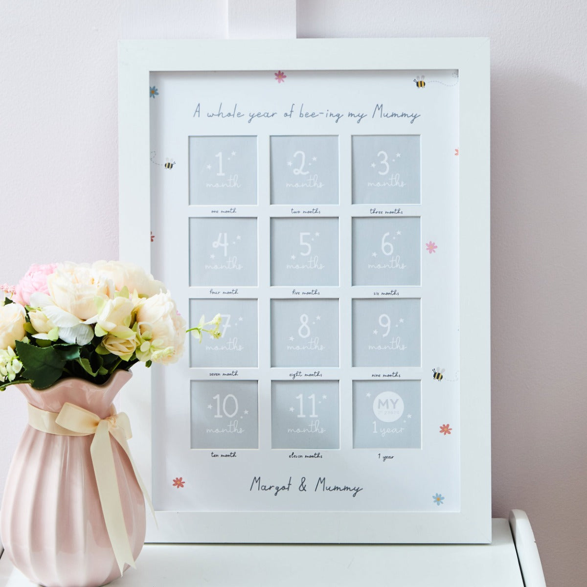 Personalised Mother's Day 12 Month Memory Photo Frame