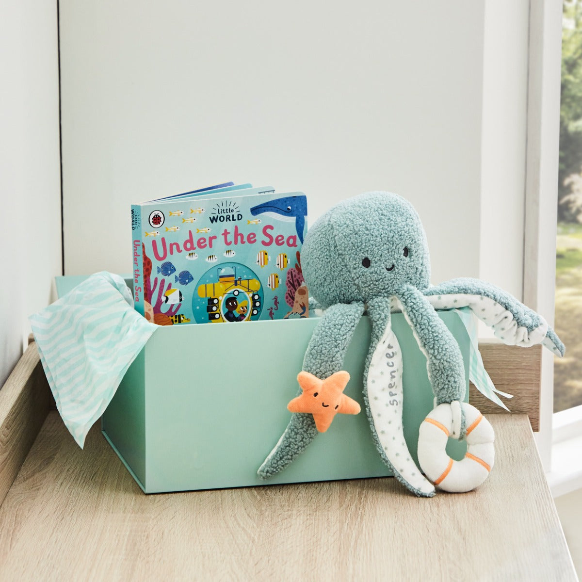 Personalised Under the Sea Read & Cuddle Gift Set