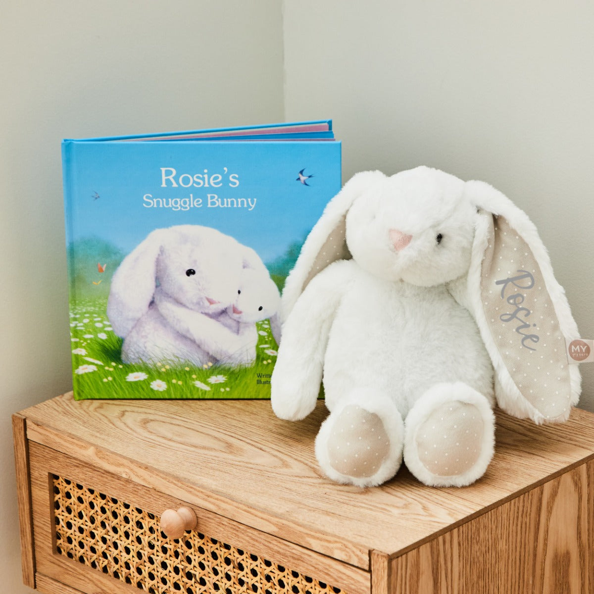 Personalised Snuggle Bunny Read & Play Gift Set 