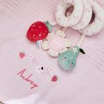 Personalised Fruit Floral Travel Essentials Set